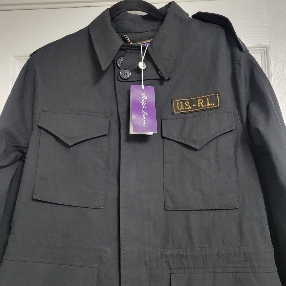Ralph Lauren NWT Purple Label Field Military Jacket Women's Size 8. - Picture 3 of 14